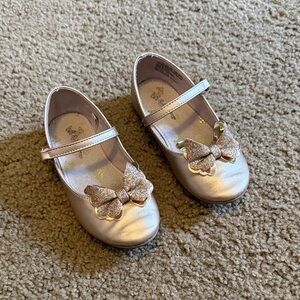 Sparkle Bow Kids Dress Shoes